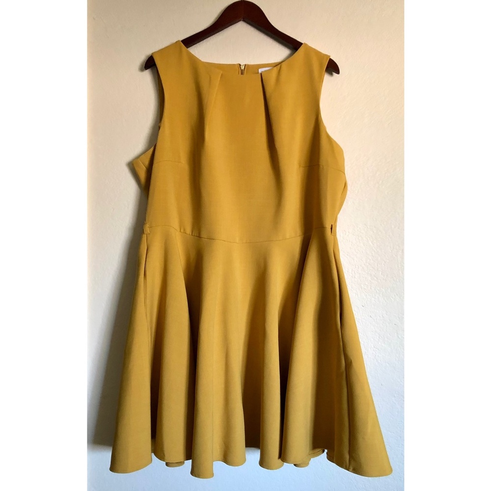 Closet London Yellow Dress - Size 16